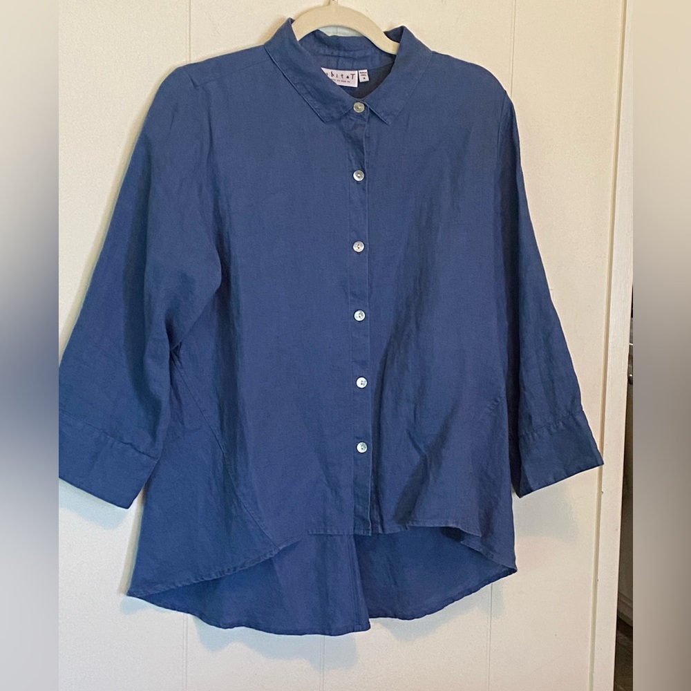 Habitat linen top/shirt